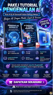 Tutorial AI Bahasa Melayu | Asas AI & Prompting PDF pakej-tutorial-pengenalan-ai-neon