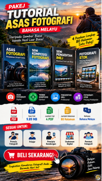 Tutorial Asas Fotografi PDF Bahasa Melayu | 4 Panduan photography-tutorial-package-poster